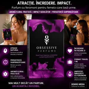 Obsessive Parfum Feromoni Floral Fructat 1 ml, Trandafir Seducător