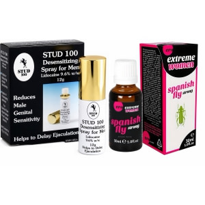 Pachet Afrodisiac Spain Fly Extreme Women + Spray Stud 100 Pachet Afrodisiac Spain Fly Extreme Women + Spray Stud 100 pe Naturo.ro