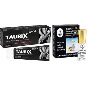 Pachet Cremă Stimulatoare Taurix Extra Strong 40ml + Spray Stud 100 Original Pachet Cremă Stimulatoare Taurix Extra Strong 40ml + Spray Stud 100 Original pe Naturo.ro