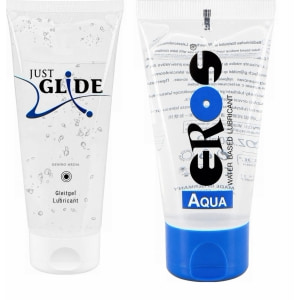 Pachet Lubrifiant Just Glide Anal + Lubrifiant Eros Aqua 50ml Pachet Lubrifiant Just Glide Anal + Lubrifiant Eros Aqua 50ml pe Naturo.ro