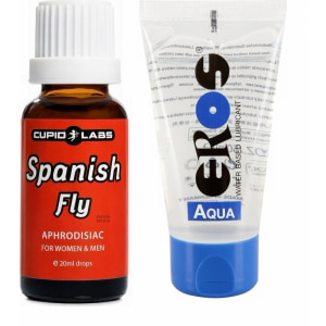 Pachet Spanish Fly + Lubrifiant Eros Aqua pe Naturo.ro