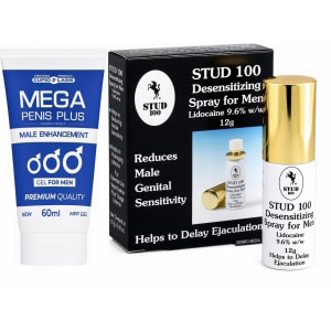 Pachet Spray Stud 100 Original Și Gel Mărire Penis Mega Penis Plus 65ml Pachet Spray Stud 100 Original Și Gel Mărire Penis Mega Penis Plus 65ml pe Naturo.ro