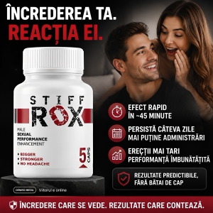 Pastilă Erecție Stiff Rox pe Naturo.ro