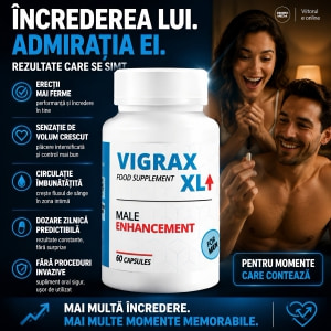 Pastile Creștere Penis Vigrax XL 60capsule