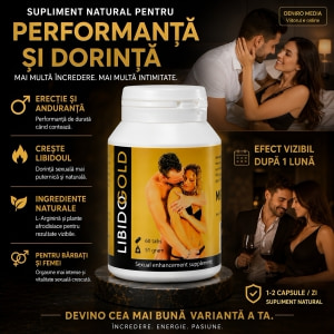 Pastile Pentru Creșterea Libidoului LibidoGold 60capsule