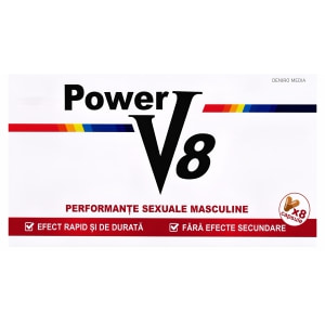 Pastile Pentru Erecție Și Potență Power V8 8buc Pastile Pentru Erecție Și Potență Power V8 8buc pe Naturo.ro