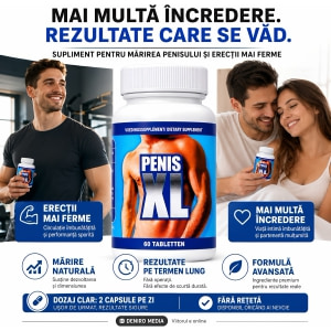 Pastile Pentru Mărirea Penisului XL 60 buc
