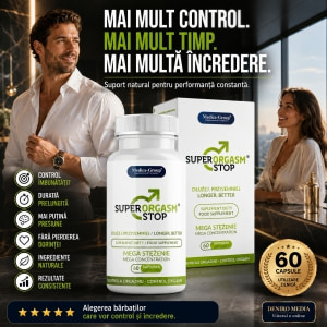 Pastile Super Orgasm Stop Pentru Întârzierea Ejaculării 60buc