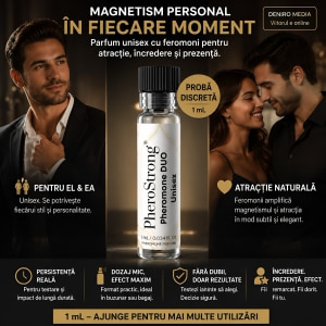 PheroStrong DUO Unisex Parfum cu Feromoni 1 ml Plus Carismă