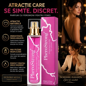 PheroStrong Femei 50 ml — Parfum cu Feromoni, Magnetism
