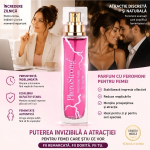 PheroStrong Femei 50 ml — Parfum cu Feromoni, Magnetism