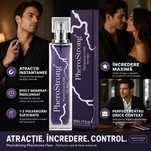 PheroStrong Flare — Parfum cu Feromoni Pentru Bărbați, 50 ml