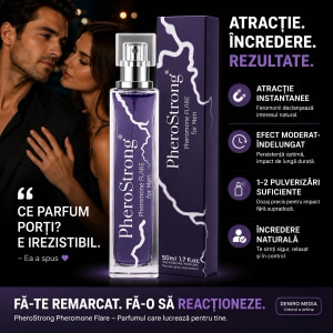 PheroStrong Flare — Parfum cu Feromoni Pentru Bărbați, 50 ml