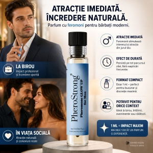 PheroStrong Glow-Up - Parfum Feromoni 1 ml Bărbați