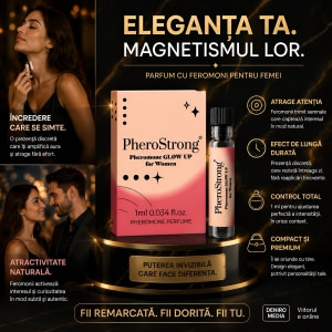 PheroStrong Glow-Up Pentru Femei — Parfum Discret 1 ml