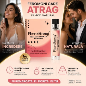 PheroStrong Glow-Up Pentru Femei — Parfum Discret 1 ml