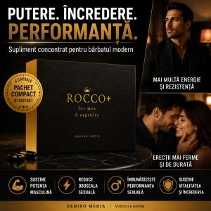 ROCCO Pills - 6 Capsule Pentru Potență Discretă