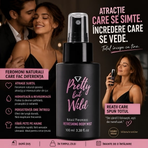 Secret Play Body Mist 100 ml, Feromoni și Hidratare
