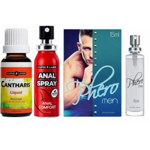 Set Intens: Plăcere Totală — Spray, Picături Și Parfum Set Intens: Plăcere Totală — Spray, Picături Și Parfum pe Naturo.ro