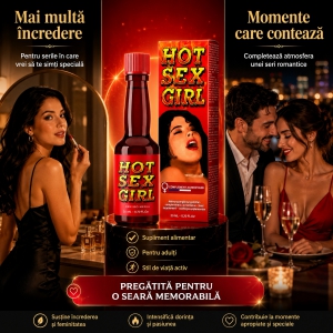 Pachet Afrodisiac Hot Sex Girl 20ml + Afrodisiac Spanish Fly Strong Gold Women 30ml