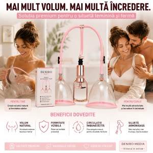 Set Pompă Sâni Large Rose Gold