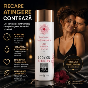 Shiatsu Ulei Comestibil Hibiscus și Ceai Verde 75 ml