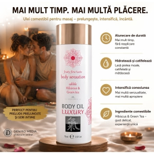 Shiatsu Ulei Comestibil Hibiscus și Ceai Verde 75 ml