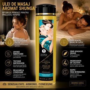 Shunga Massage Oil Island Blossoms 250ml