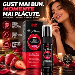 Spray Pentru Supt Mai Adânc Cu Căpşuni 12 ml