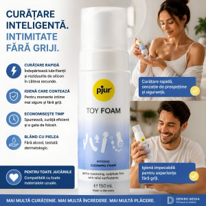 Spumă De Curățare Pjur Toy Foam 150 ml