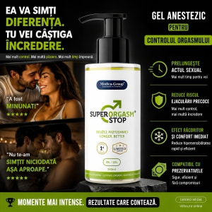 Super Orgasm Stop Gel Întârziere Ejaculare 150ml