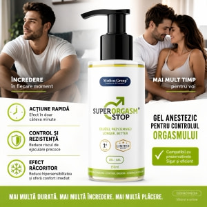 Super Orgasm Stop Gel Întârziere Ejaculare 150ml
