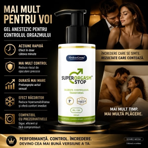 Super Orgasm Stop Gel Întârziere Ejaculare 150ml