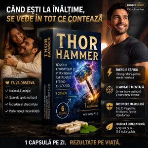 Thor Hammer Pills 6 Capsule Potență și Vigoare