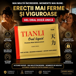Tianli Oral Liquid 9 ml Gel Oral Pentru Erecții Ferme
