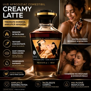 Ulei Masaj Aphrodisiac Warming Oil Creamy Latte 100ml