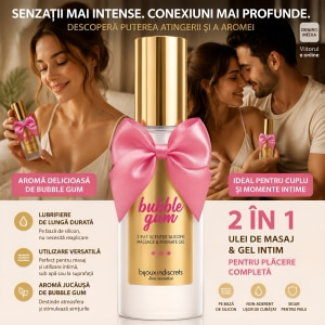 Ulei Masaj BubbleGum Silicone 100 ml