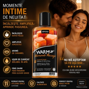 Ulei Masaj Warm Up Caramel Hot Effect 150ml