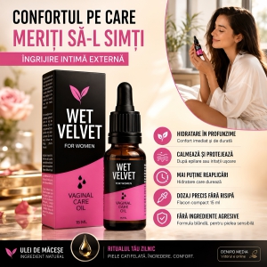 Ulei Pentru Zona Intimă Morningstar Wet Velvet Oil 15ml