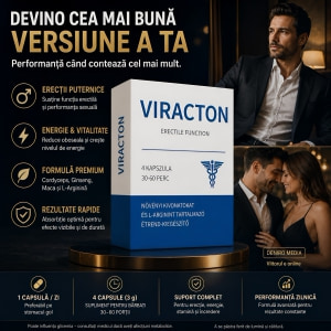 Viracton Pills — 4 Capsule Pentru Erecție și Vitalitate