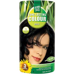 Vopsea Permanenta Negru Hennaplus Long Lasting Vopsea Permanenta Hennaplus Black 1 100ml
