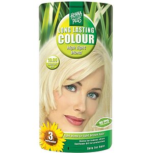 Vopsea păr, Long Lasting Colour, 10.00 High Light Blond, Hennaplus Vopsea păr, Long Lasting Colour, 10.00 High Light Blond, Hennaplus pe Naturo.ro