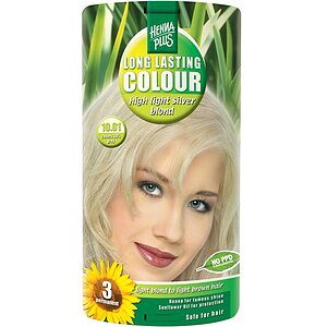 Vopsea păr, Long Lasting Colour, 10.01 High Light Silver Blond, Hennaplus Vopsea păr, Long Lasting Colour, 10.01 High Light Silver Blond, Hennaplus pe Naturo.ro