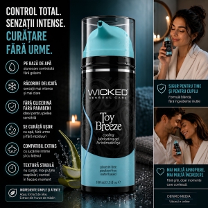Wicked Sensual Care Breeze Lubrifiant Răcoritor 100 ml