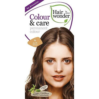 Vopsea par naturala Colour Care 6 Dark Blond Hairwonder