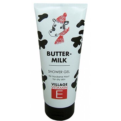 Gel De Dus Cu Butter-Milk Si Vitamina E Village Cosmetics 200ml