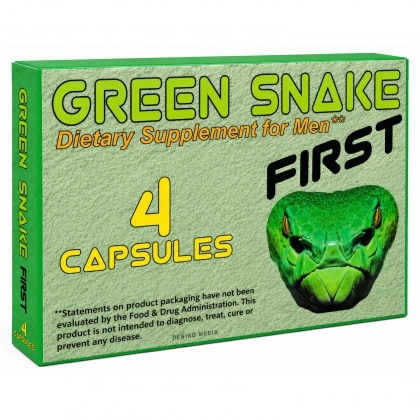 4 Pastile Green Snake Potență Și Rezistență 2–3 Zile