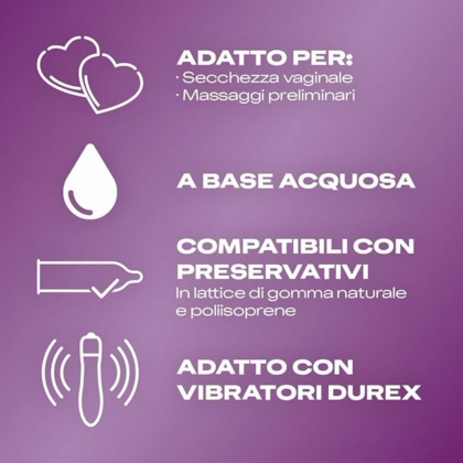 Durex Aloe Vera Gel Masaj și Lubrifiant 2 în 1, 200ml