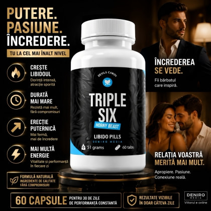 Afrodisiac Pastile Devils Candy Triple Six 60 Capsule