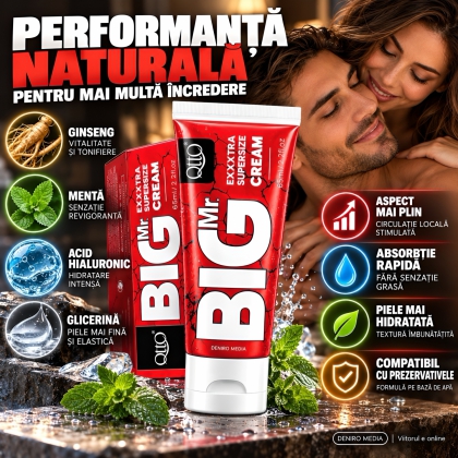 Cremă Big XXL pentru Mărirea Penisului și Fermitate 65ml